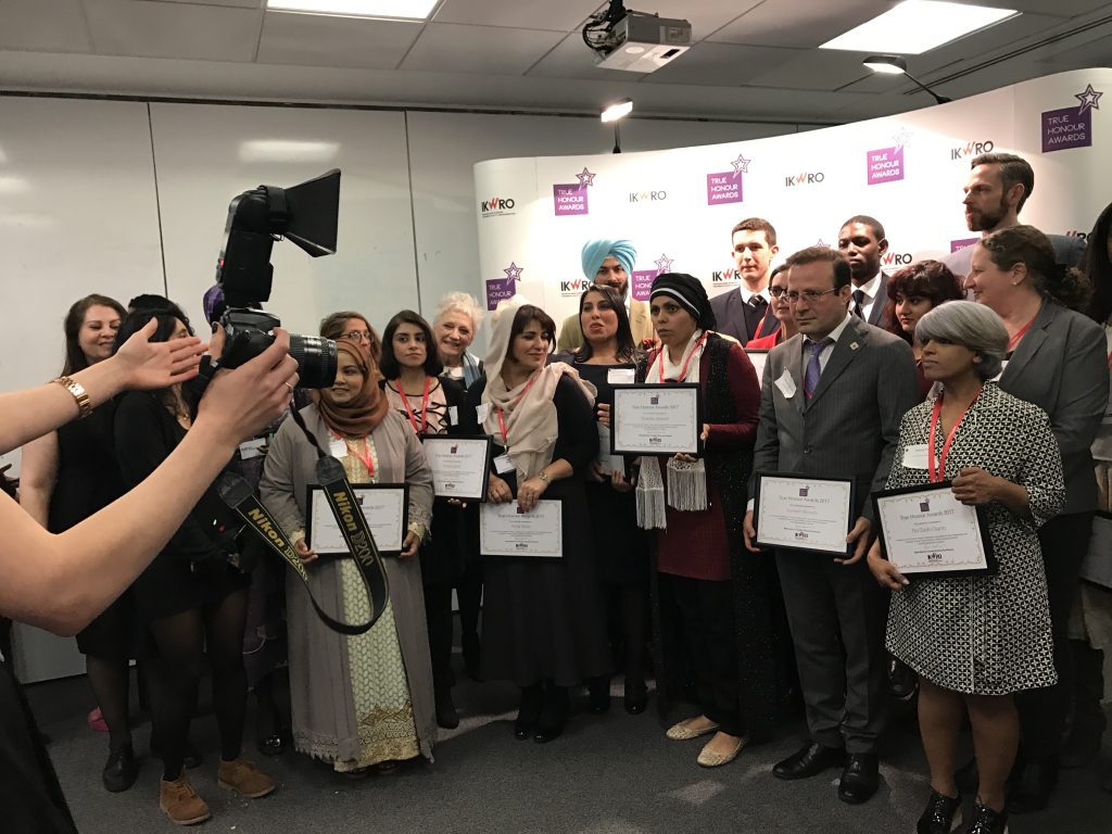 Group photo of award ceremony, Law University, London 2017