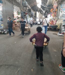 کودکان کار در بازار تهران